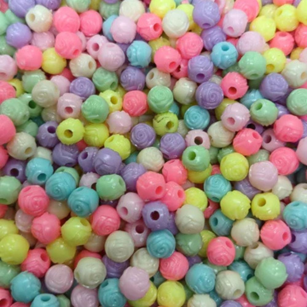 Мъниста за мартеници - "Розички"