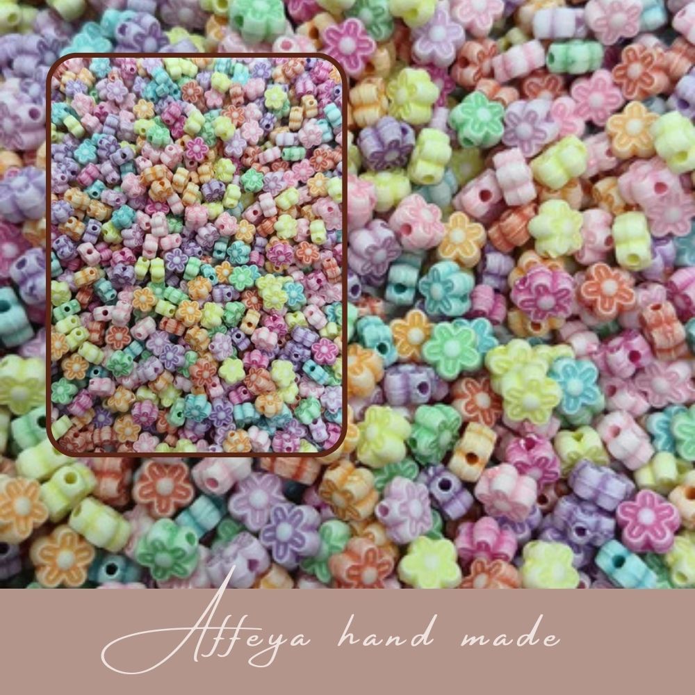 Мъниста за мартеници - "Микс цветчета"