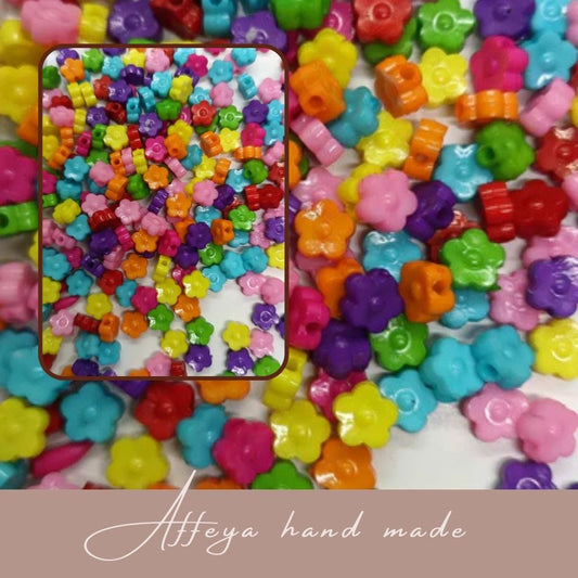 Мъниста за мартеници - "цветни цветчета"