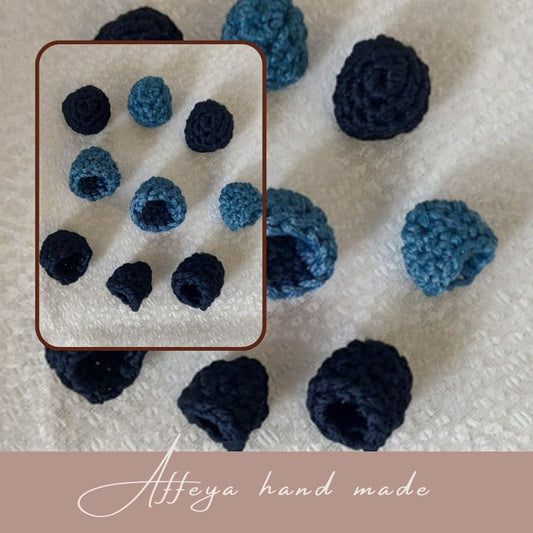 Плетени шапчици/калпачета - 10 бр