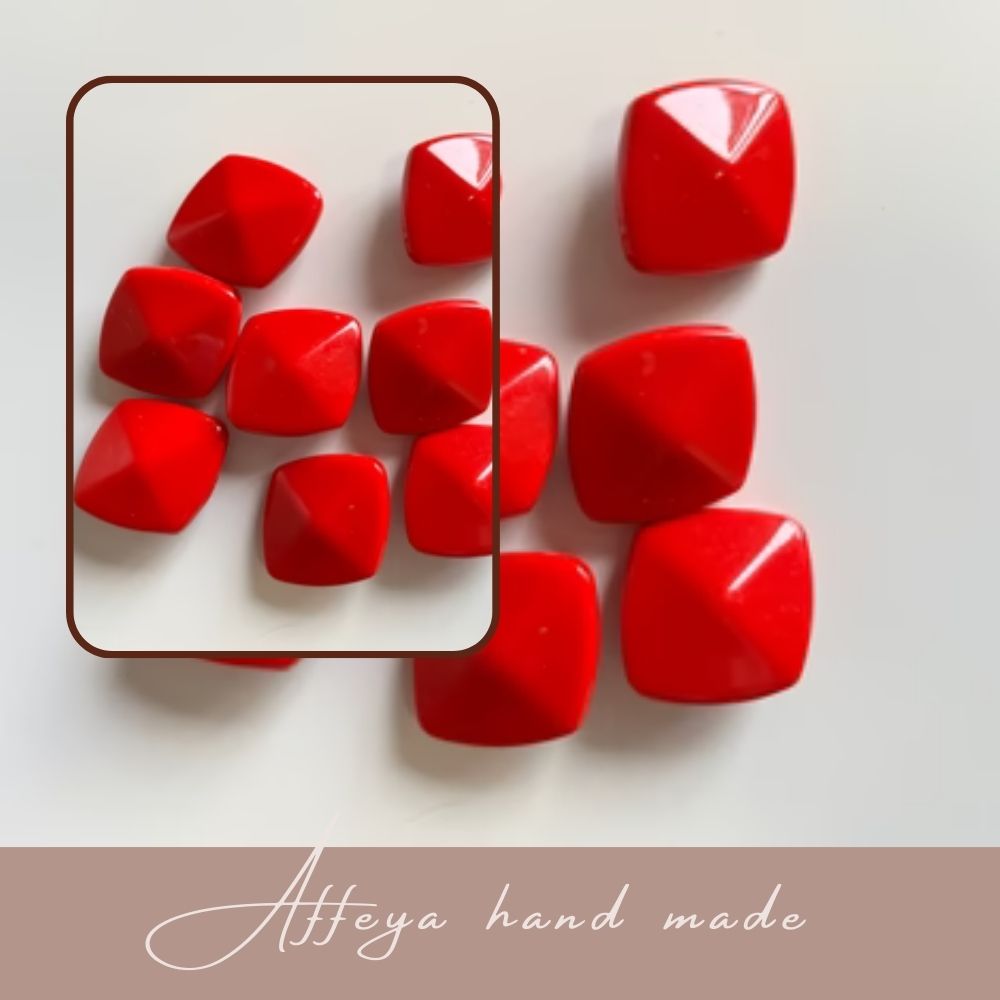 Мъниста за декорация на гривни "Ромбчета"