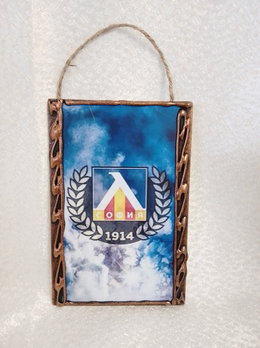 Малка картина за окачане ПФК "Левски" 9х13 см.