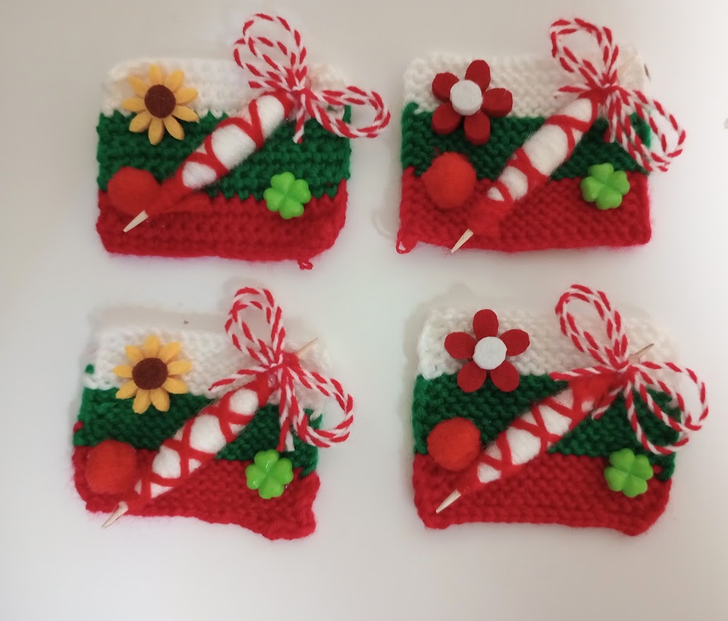 Мартеница плетено знаме магнит