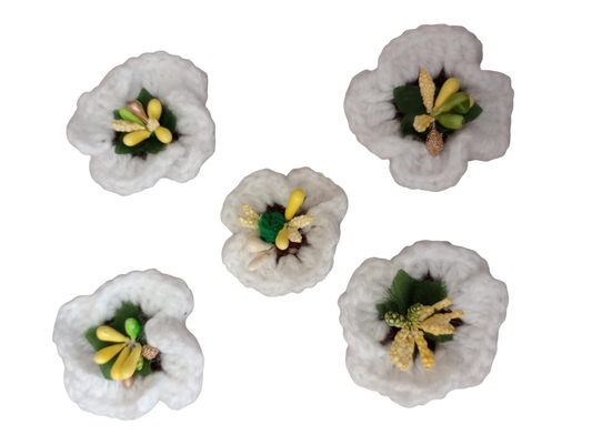 Цветя  5 броя за декорация Мак