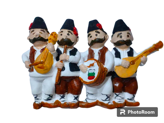 Гипсово магнитче "Музиканти"