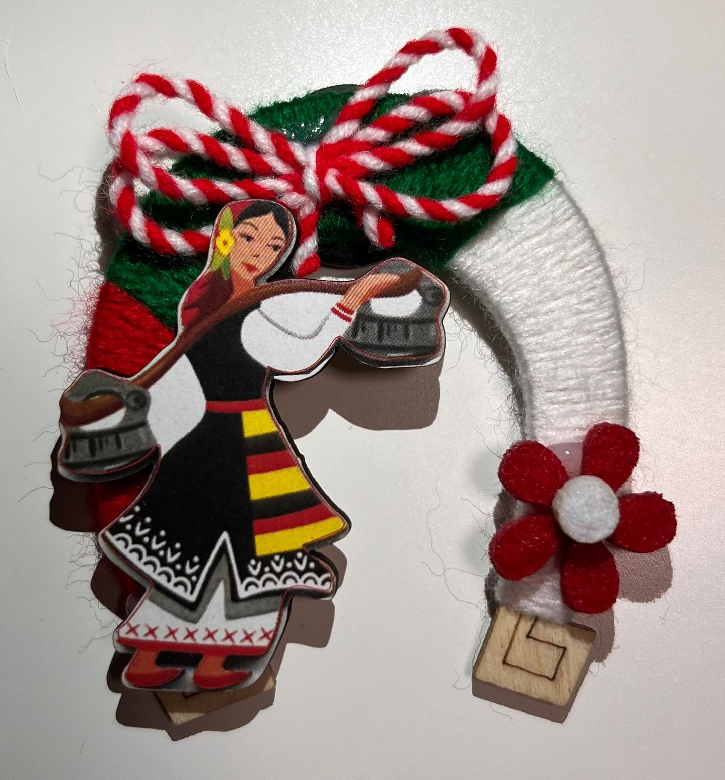 Мартеница подкова микс български мотиви.