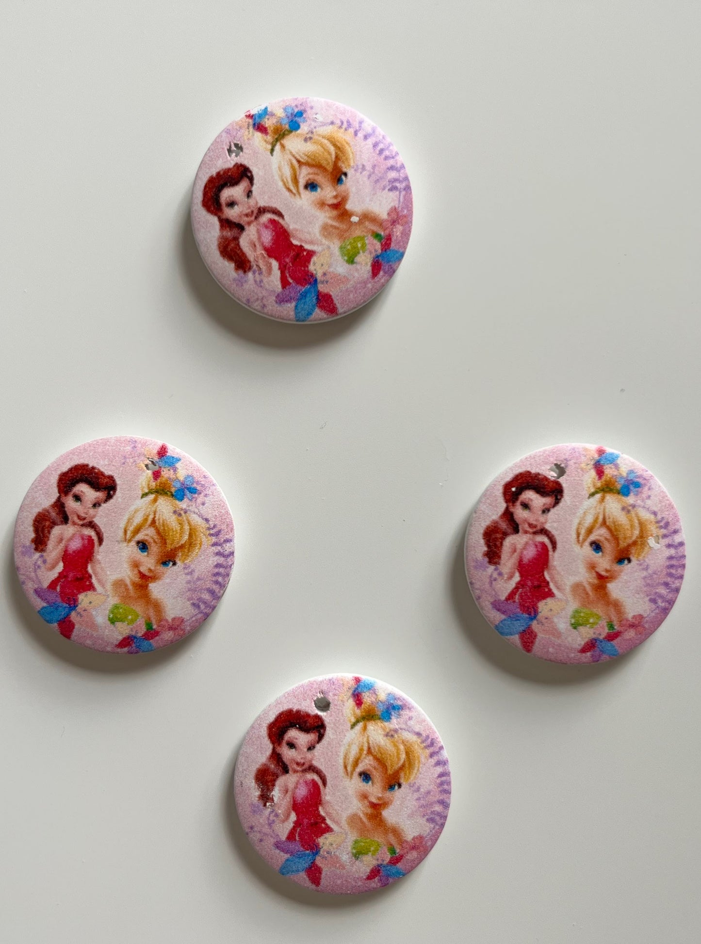 Малечка палечка - пластмасови кргъчета за декорация 10 броя в пакет