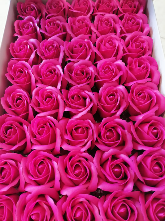 Кутия сапунени рози - 4 цвята