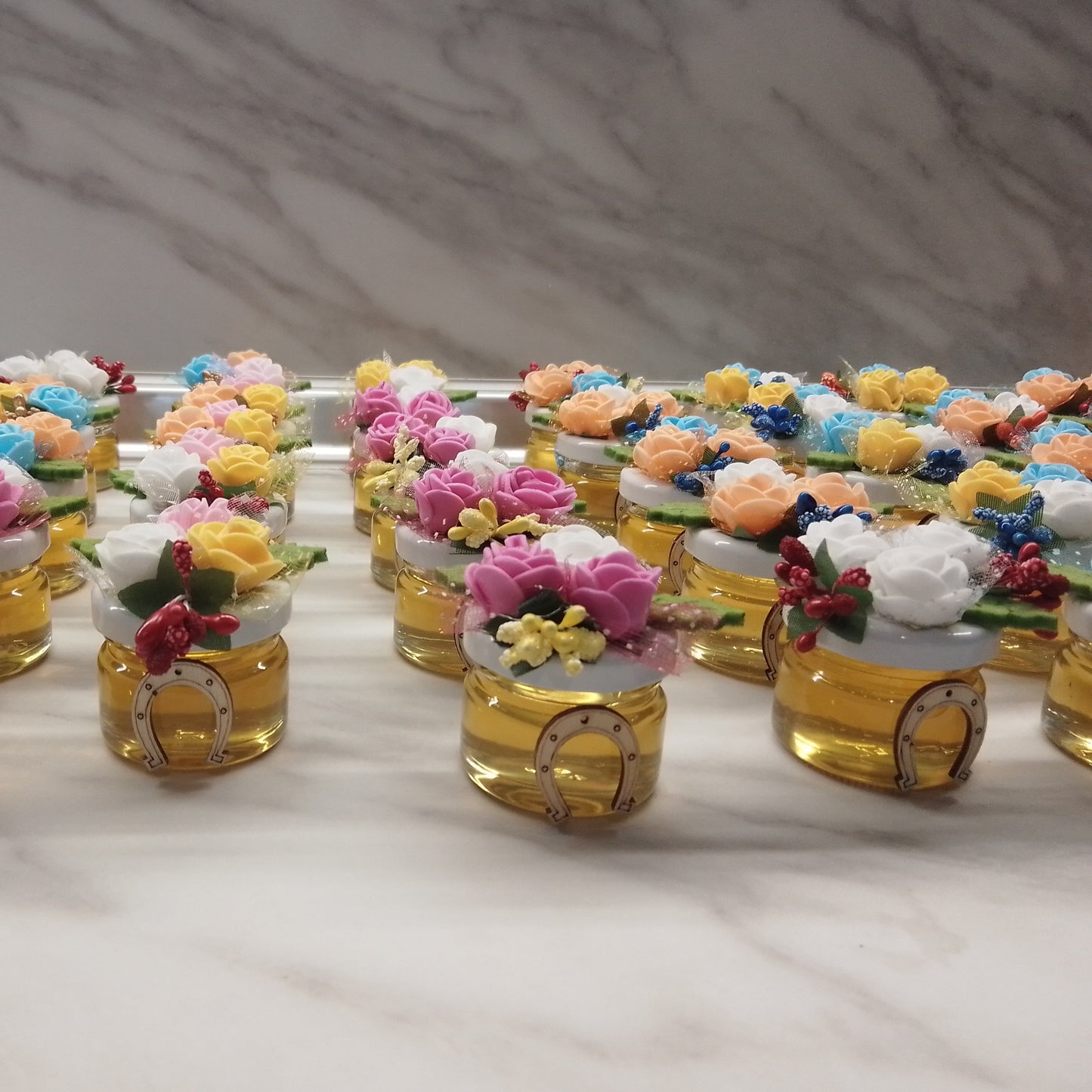 Декорирани бурканчета с мед 25 мл.